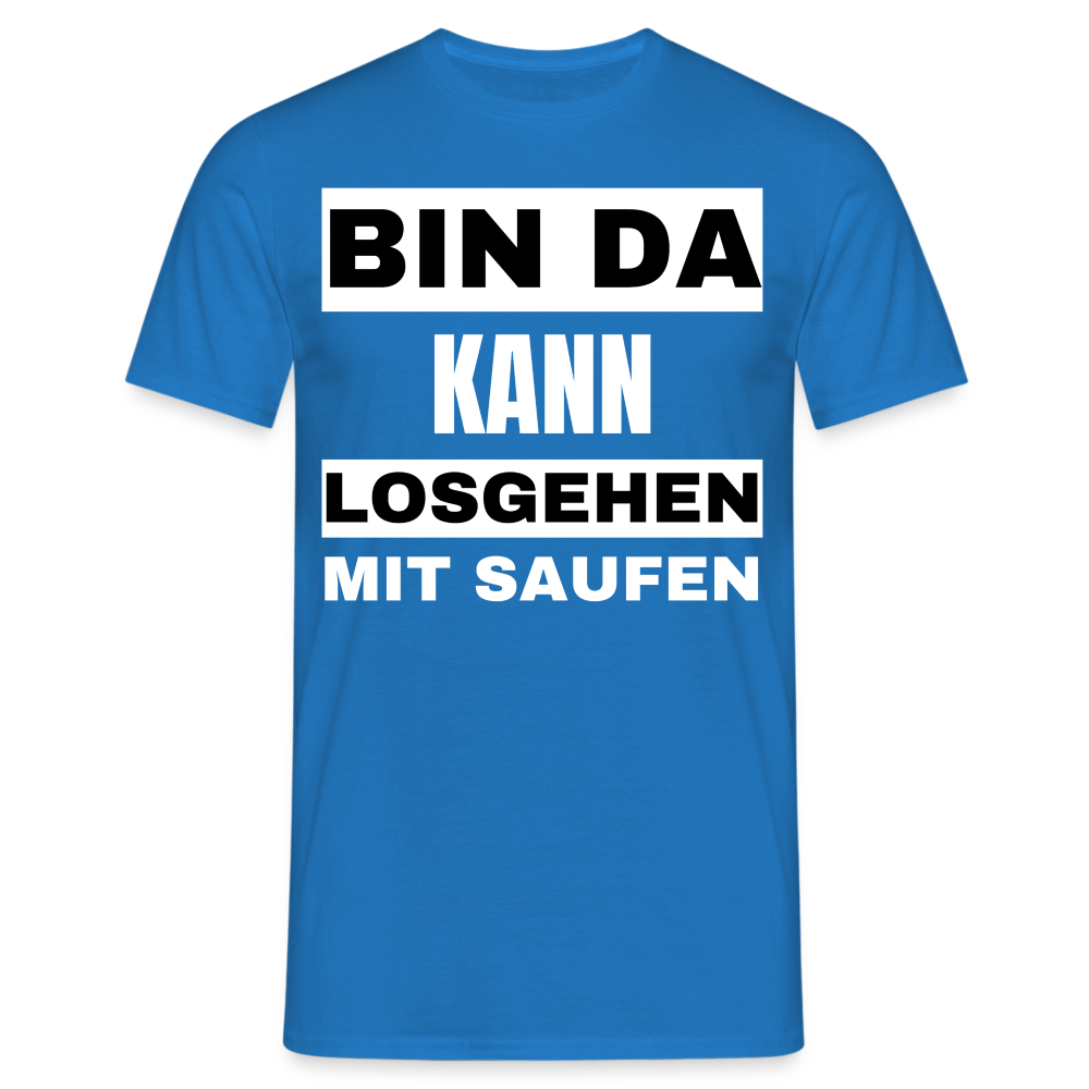 BIN DA - Herren T-Shirt - Royalblau