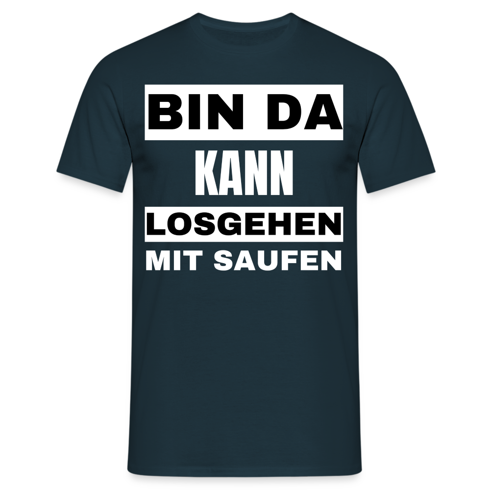 BIN DA - Herren T-Shirt - Navy