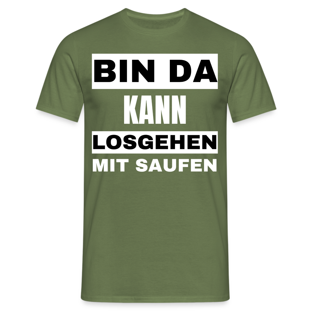 BIN DA - Herren T-Shirt - Militärgrün