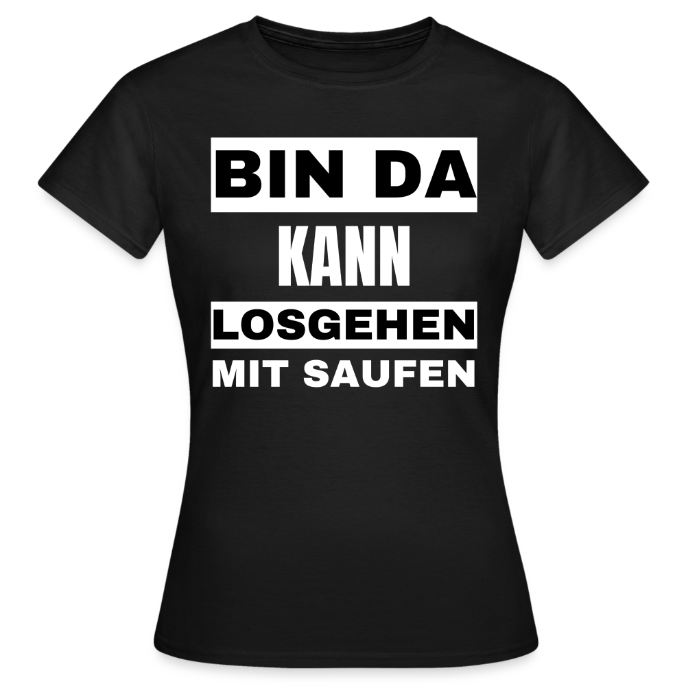 BIN DA - Damen T-Shirt - Schwarz