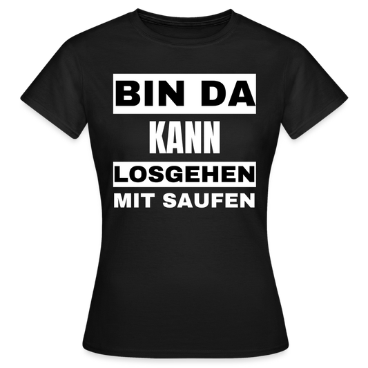 BIN DA - Damen T-Shirt - Schwarz