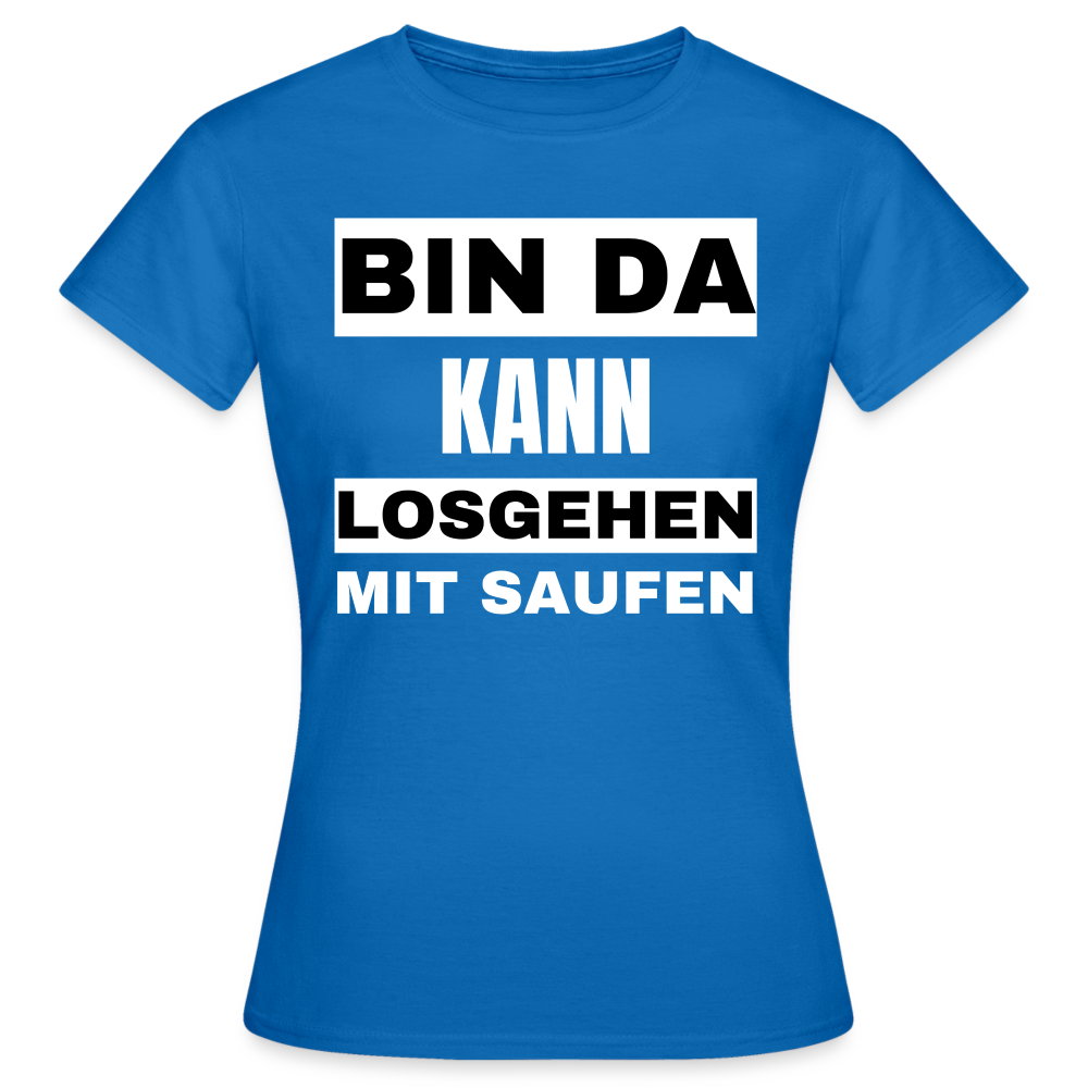 BIN DA - Damen T-Shirt - Royalblau