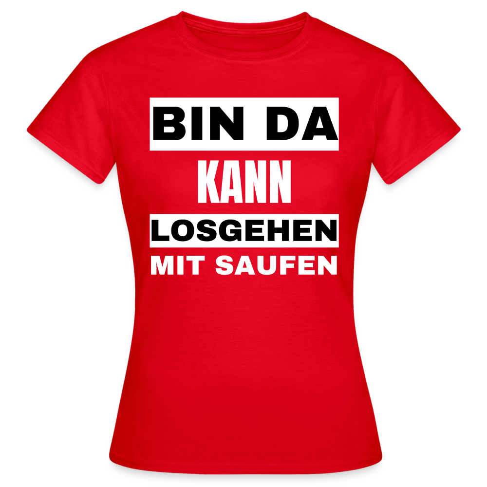 BIN DA - Damen T-Shirt - Rot