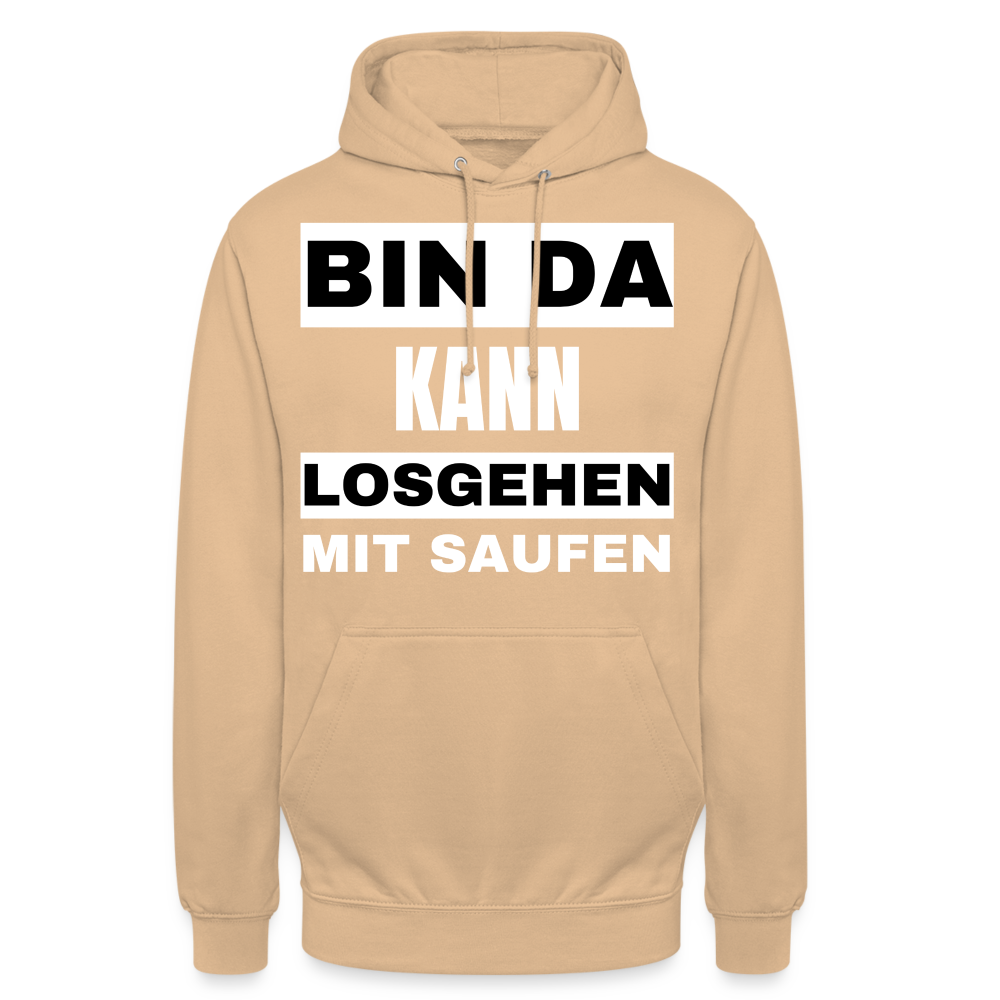 BIN DA - Unisex Hoodie - Beige