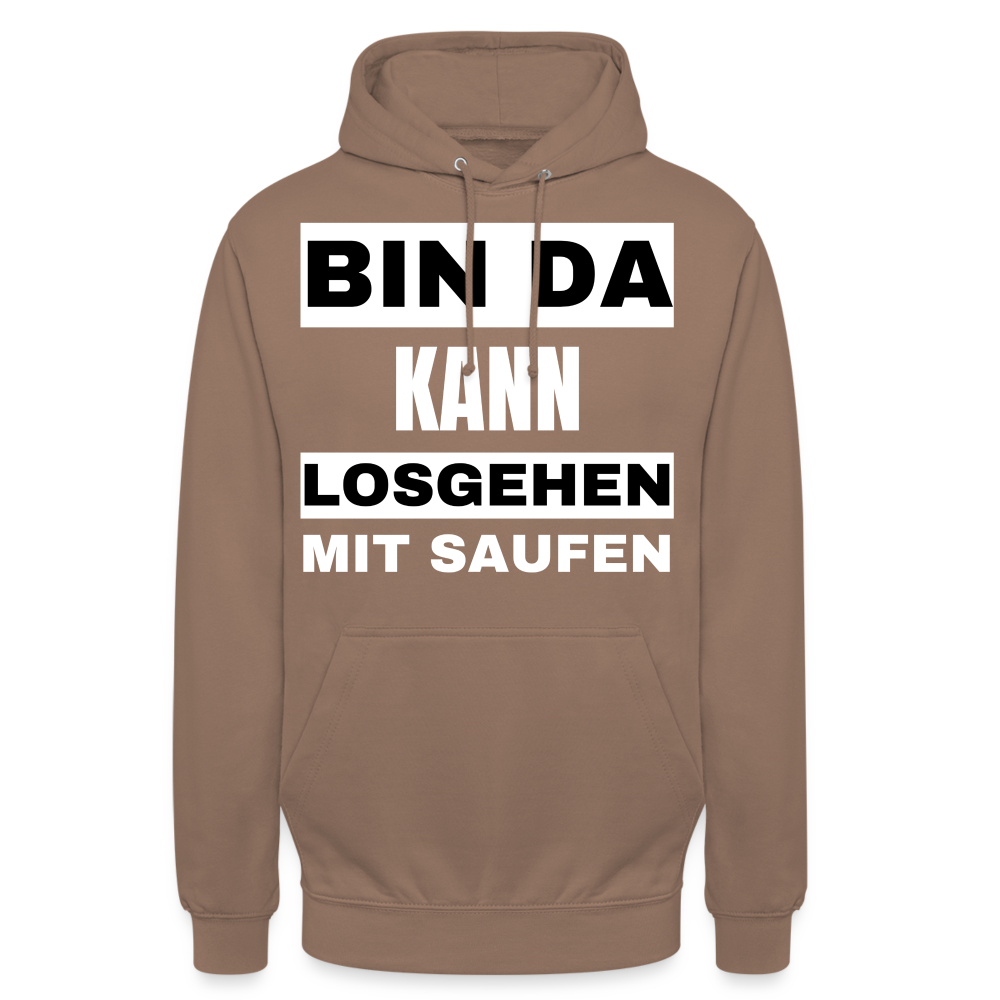 BIN DA - Unisex Hoodie - Mokka