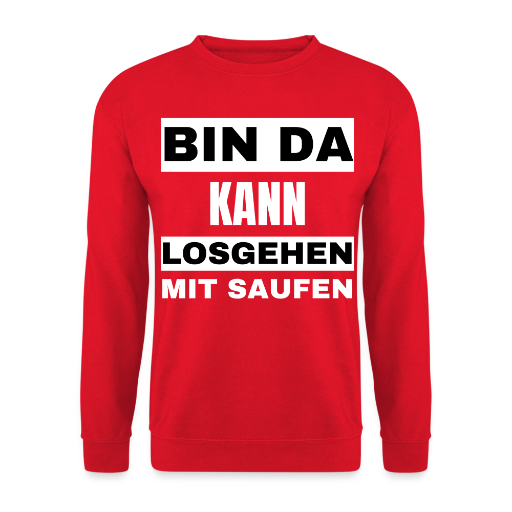 BIN DA - Unisex Pullover - Rot