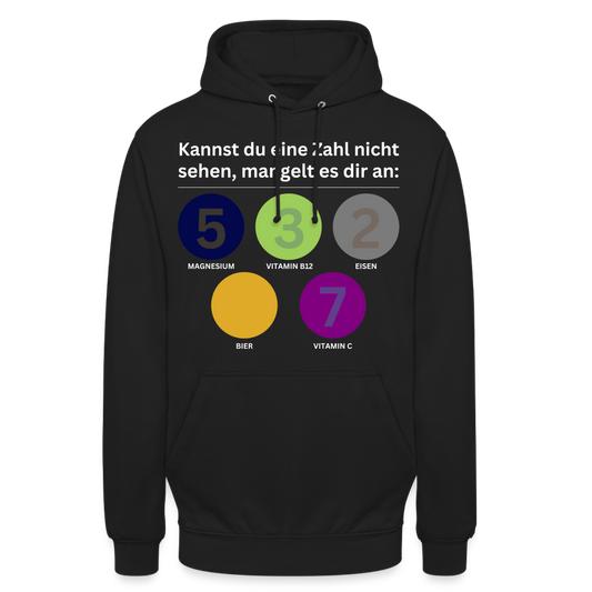 MANGELT ES DIR AN - Unisex Hoodie - Schwarz