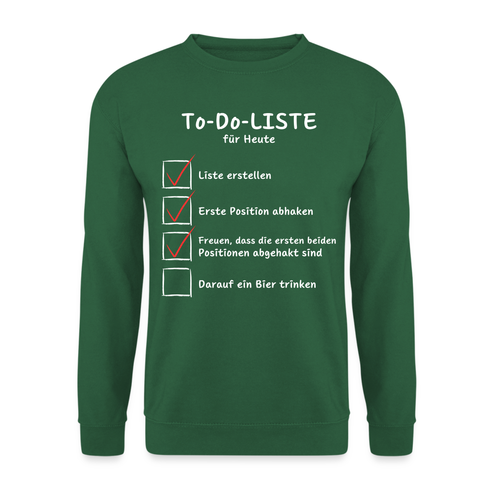 TO DO LISTE - Unisex Pullover - Grün