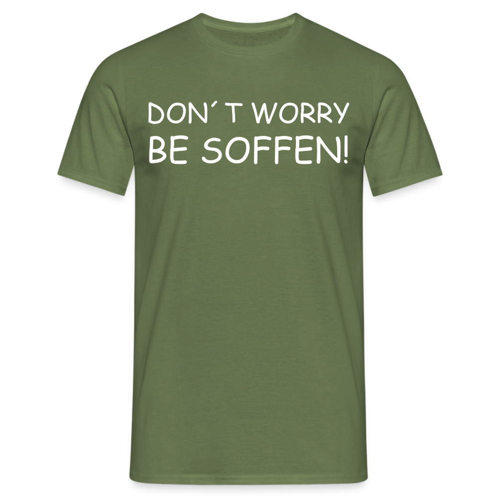 BE SOFFEN - Herren T-Shirt - Militärgrün