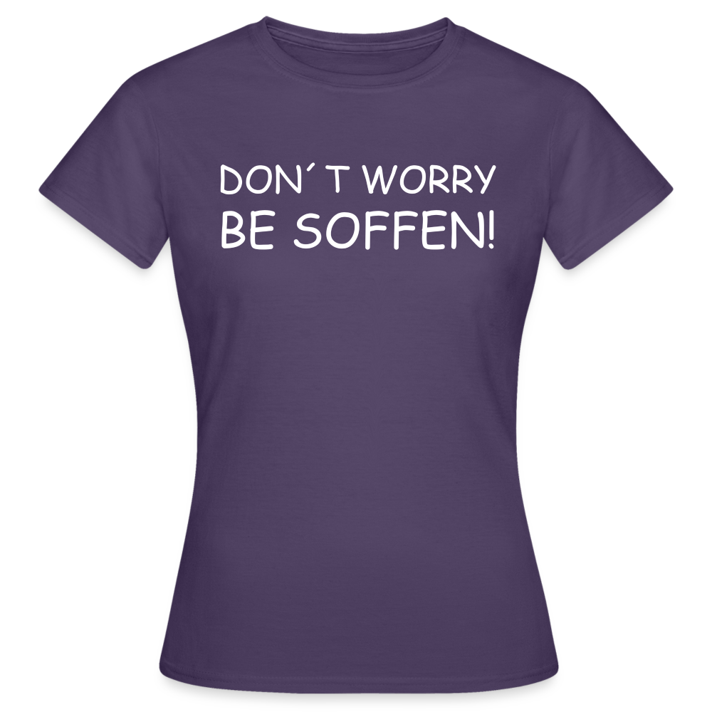 BE SOFFEN - Damen T-Shirt - Dunkellila