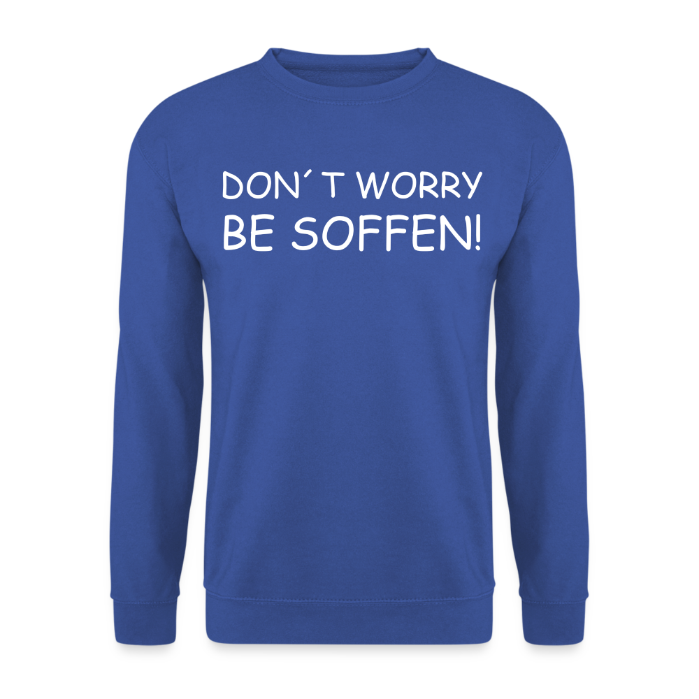 BE SOFFEN - Unisex Pullover - Royalblau