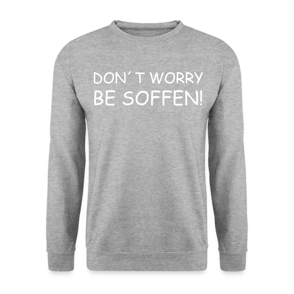 BE SOFFEN - Unisex Pullover - Weißgrau meliert